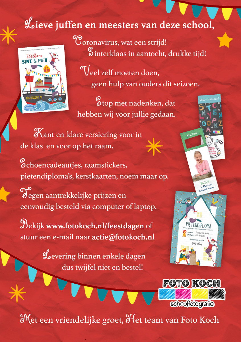 Feestdagen Sinterklaas voorkant